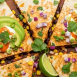 Flavor-Packed Vegan Quesadillas with Black Beans Delight
