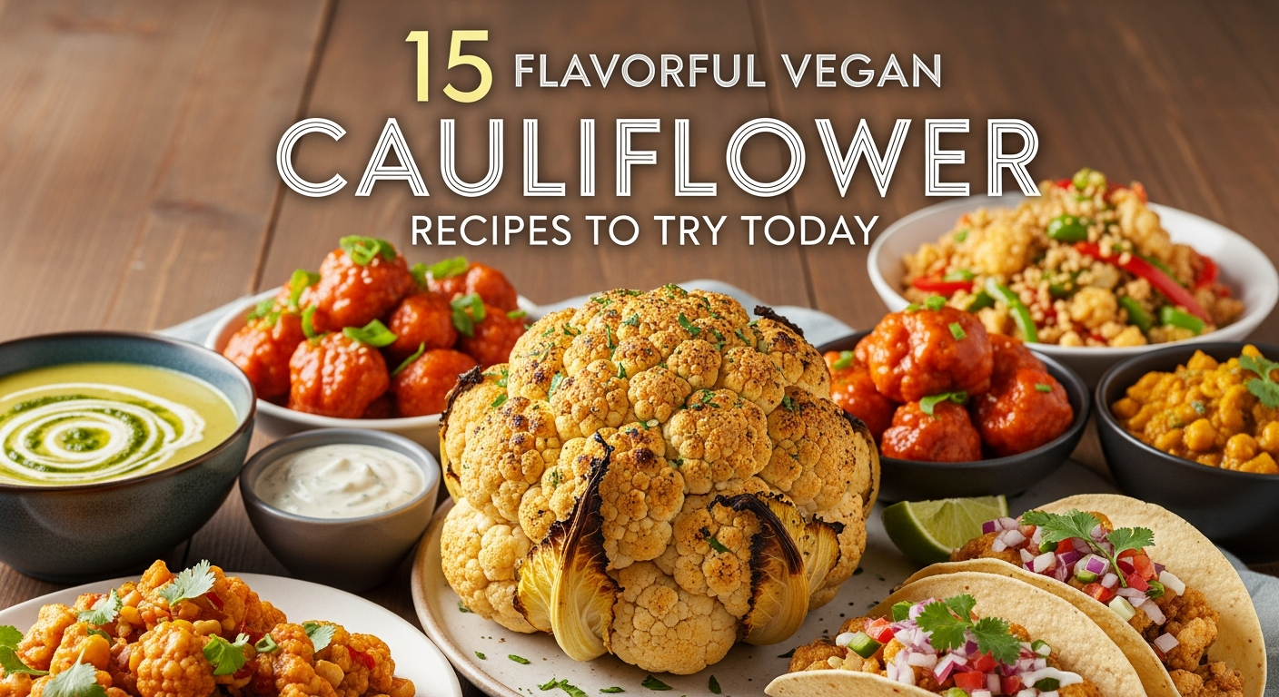 15 Flavorful Vegan Cauliflower Recipes to Try Today