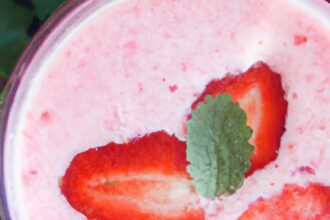 Berry Bliss: Crafting the Perfect Strawberry Almond Smoothie