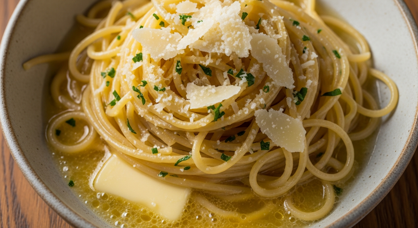 Butter-Kissed Pasta: Simple Elegance in Every Bite 