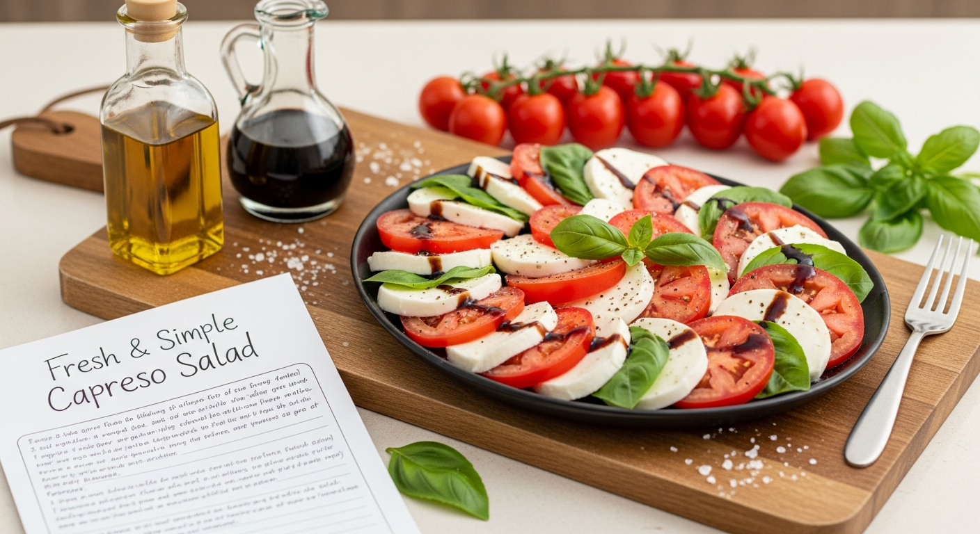 Fresh & Simple Caprese Salad Recipe to Brighten Your Plate