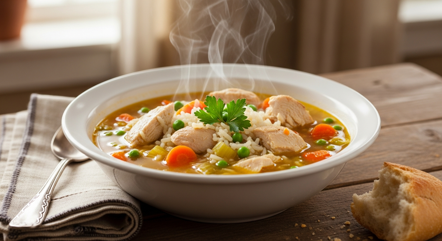 Hearty Chicken and Rice Soup: A Comfort in Every Bowl