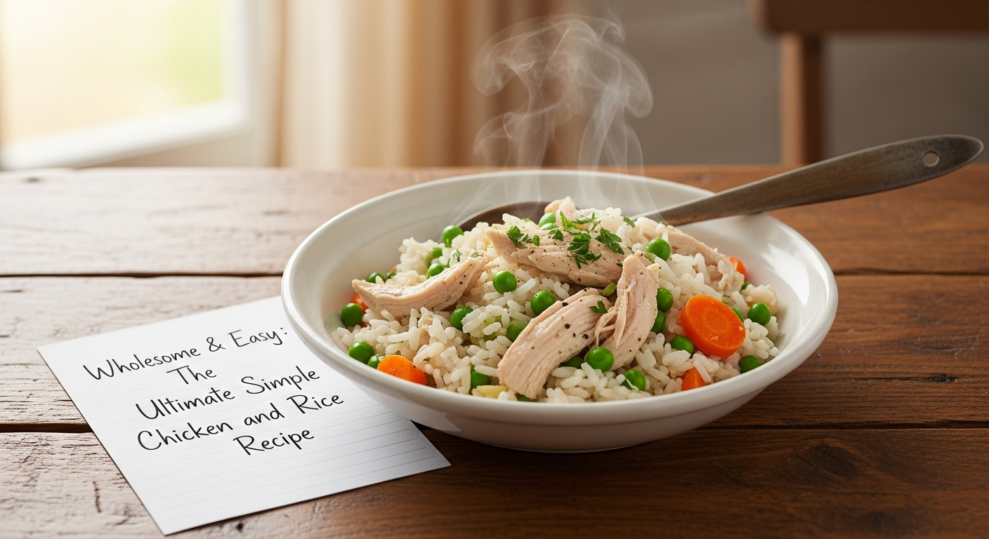 Wholesome & Easy: The Ultimate Simple Chicken and Rice Recipe