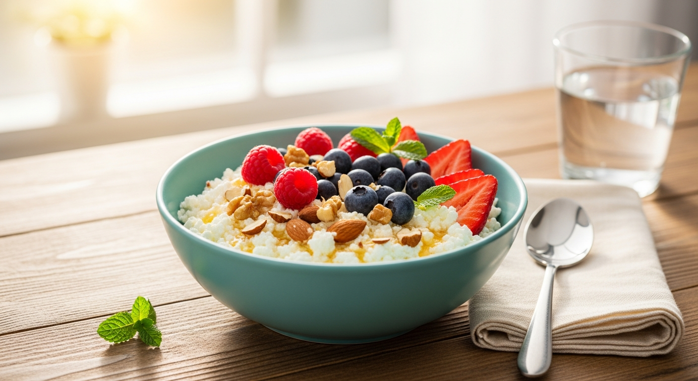 Start Your Day Right: Low-Carb Cottage Cheese Bowl Boost