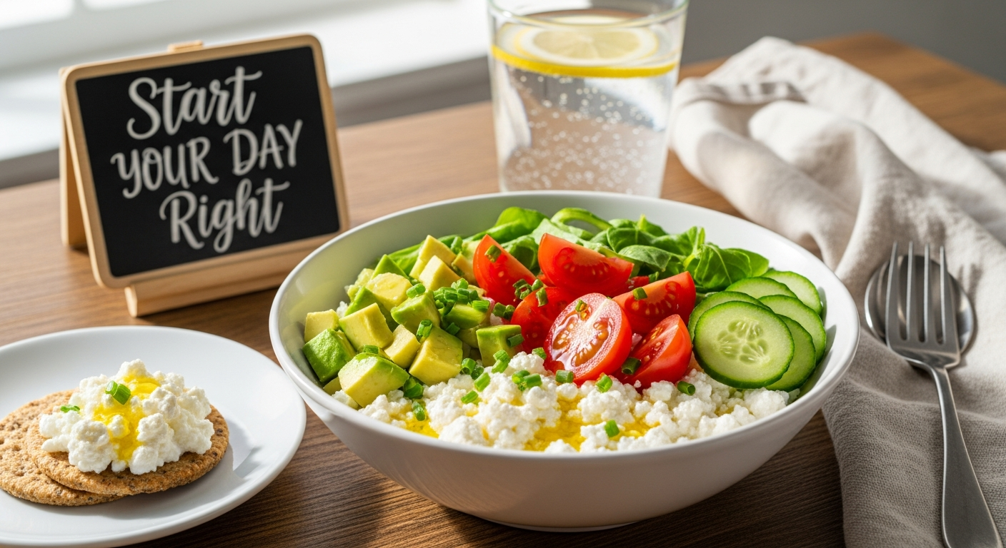 Start Your Day Right: Low-Carb Cottage Cheese Bowl Boost