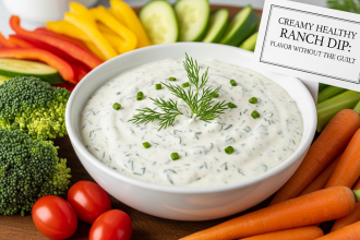 Creamy Healthy Ranch Dip: Flavor Without the Guilt