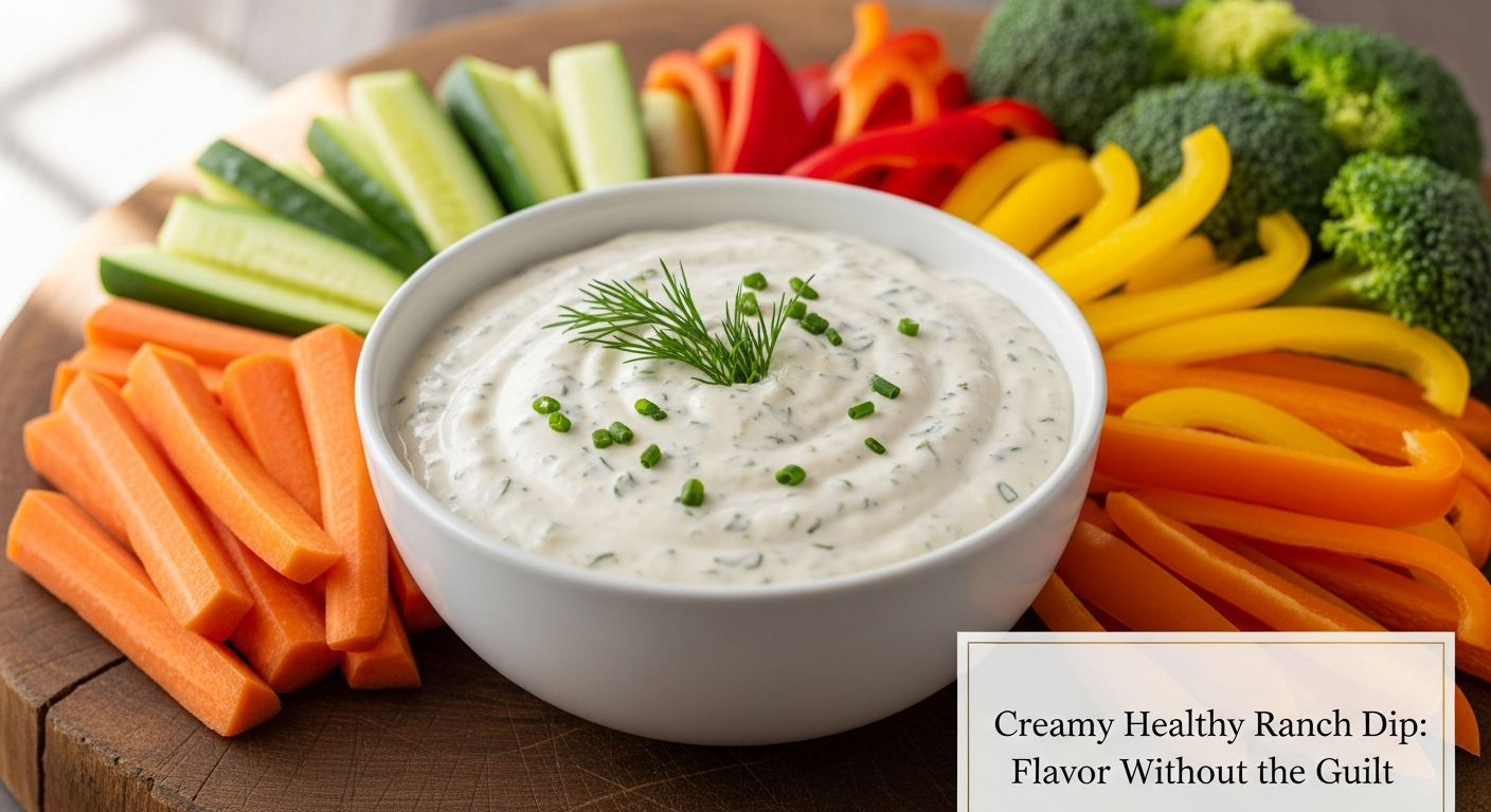 Creamy Healthy Ranch Dip: Flavor Without the Guilt
