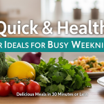 30 Quick & Healthy Dinner Ideas for Busy Weeknights