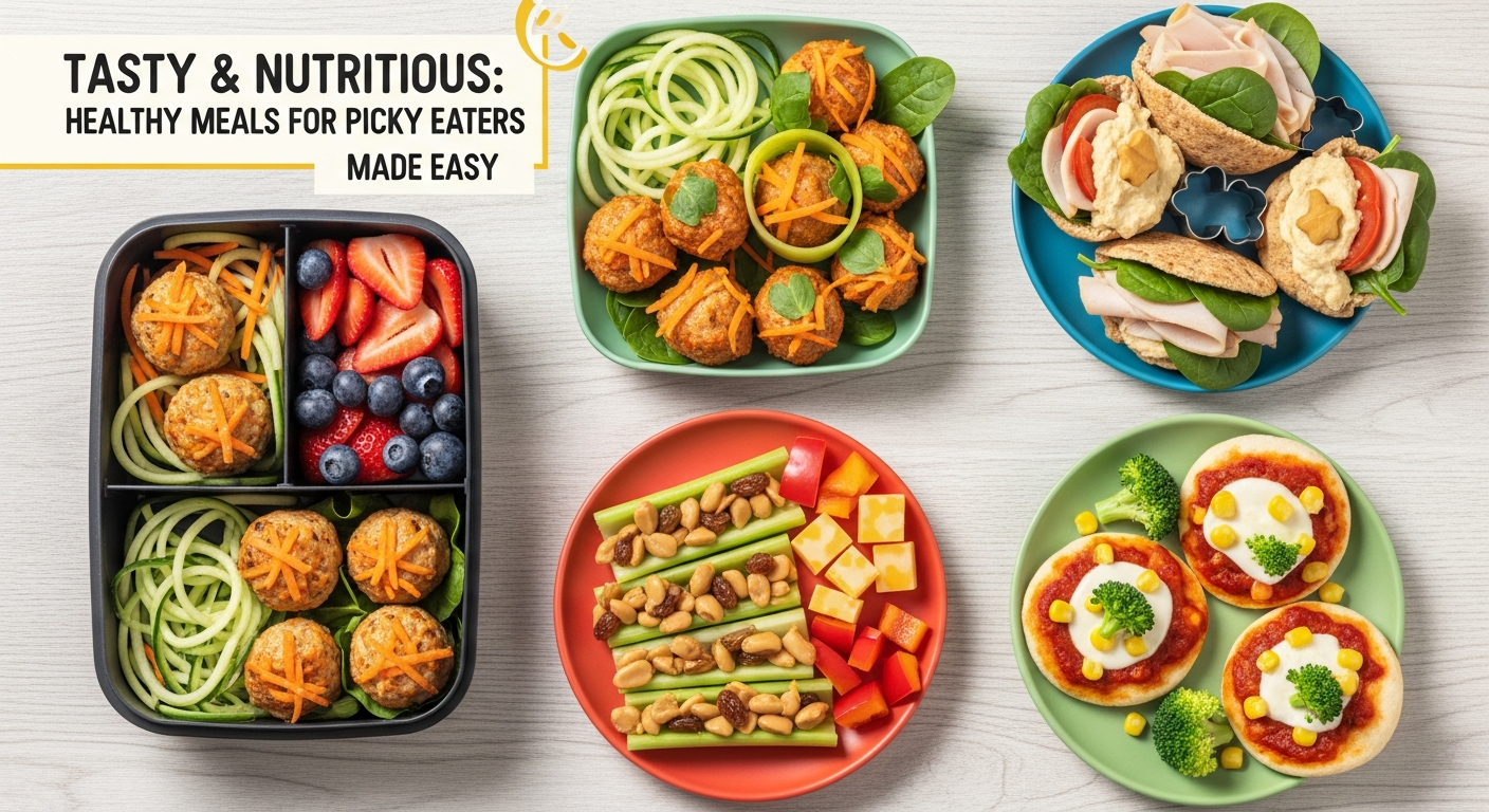 Tasty & Nutritious: Healthy Meals for Picky Eaters Made Easy.