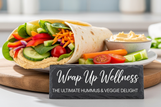 Wrap Up Wellness: The Ultimate Hummus & Veggie Delight