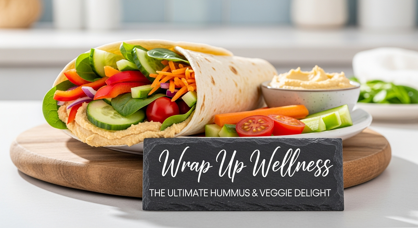 Wrap Up Wellness: The Ultimate Hummus & Veggie Delight