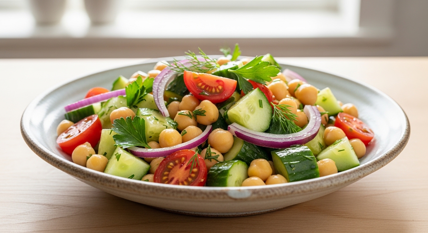 Refreshing Chickpea and Cucumber Salad: A Nutritious Twist