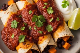 Hearty Sweet Potato Black Bean Enchiladas: A Flavorful Twist