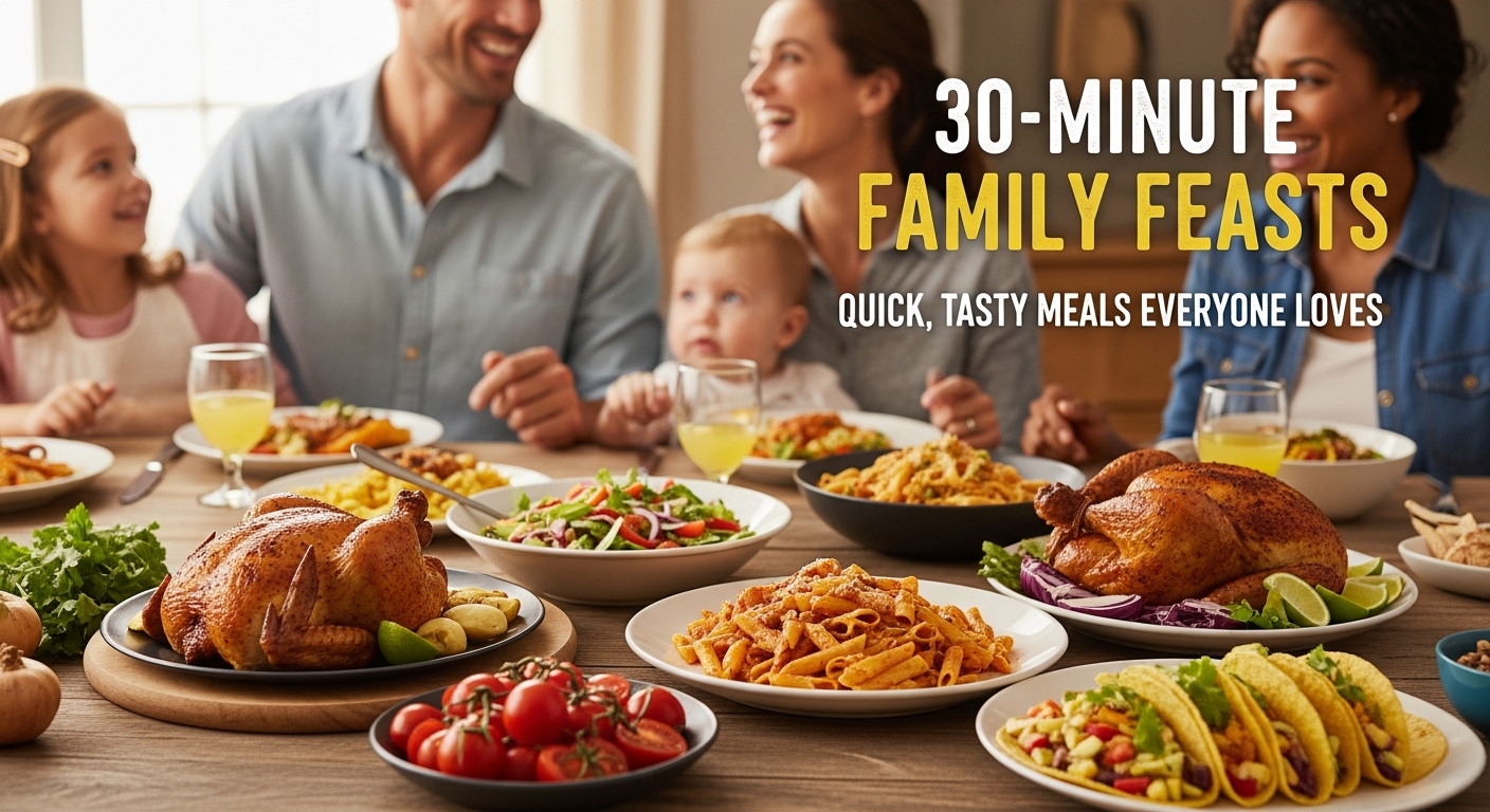 30-Minute Family Feasts: Quick, Tasty Meals Everyone Loves