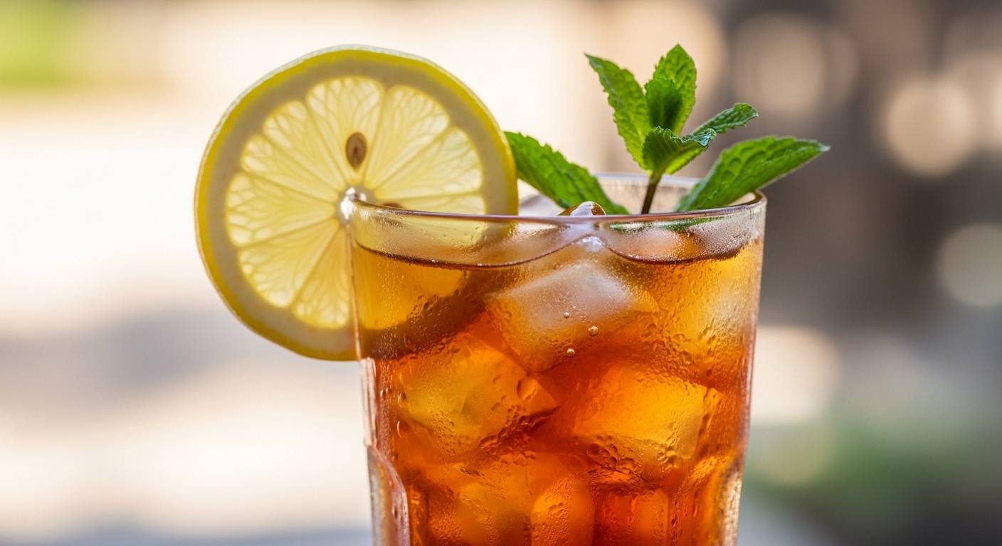 Refreshing Benefits of Unsweetened Iced Tea with Lemon