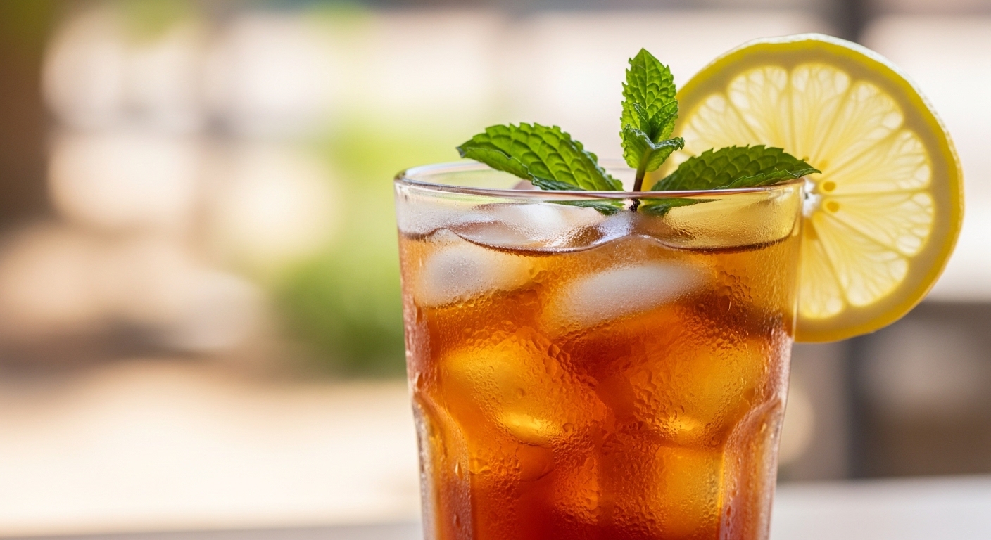 Refreshing Benefits of Unsweetened Iced Tea with Lemon