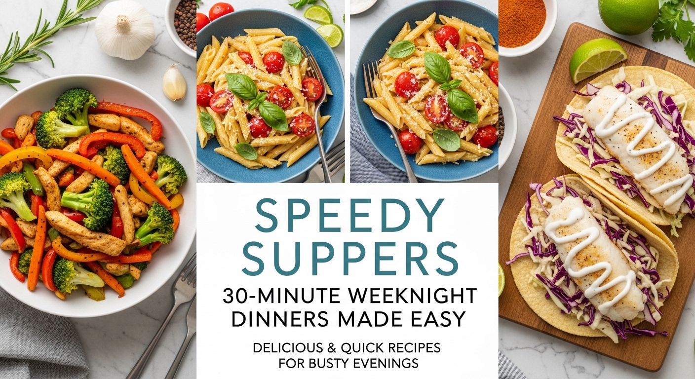 Speedy Suppers: 30-Minute Weeknight Dinners Made Easy