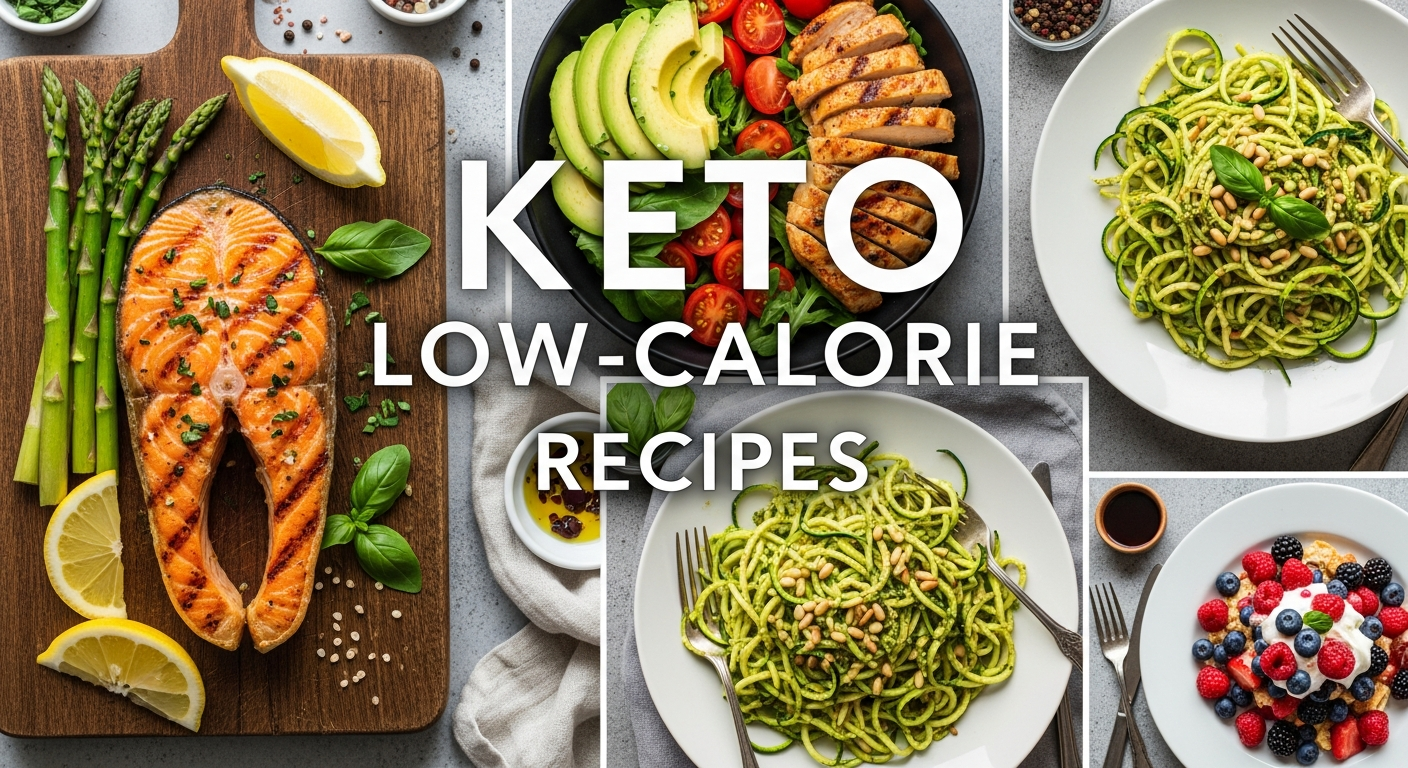 Keto Low-Calorie Recipes: Deliciously Healthy & Easy Meals