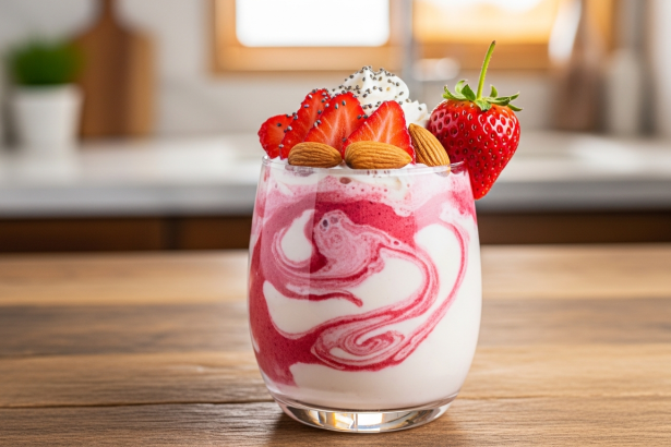 Strawberry Almond Smoothie