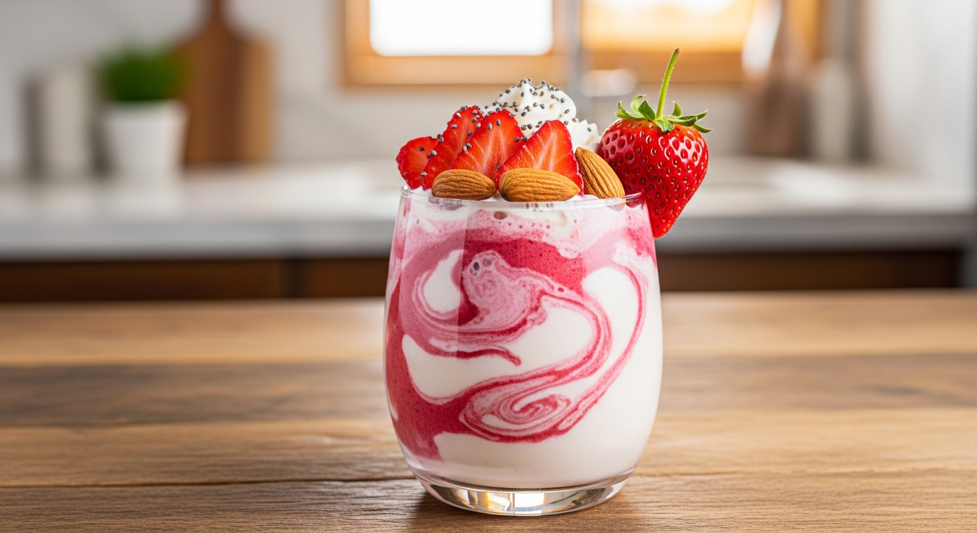 Strawberry Almond Smoothie