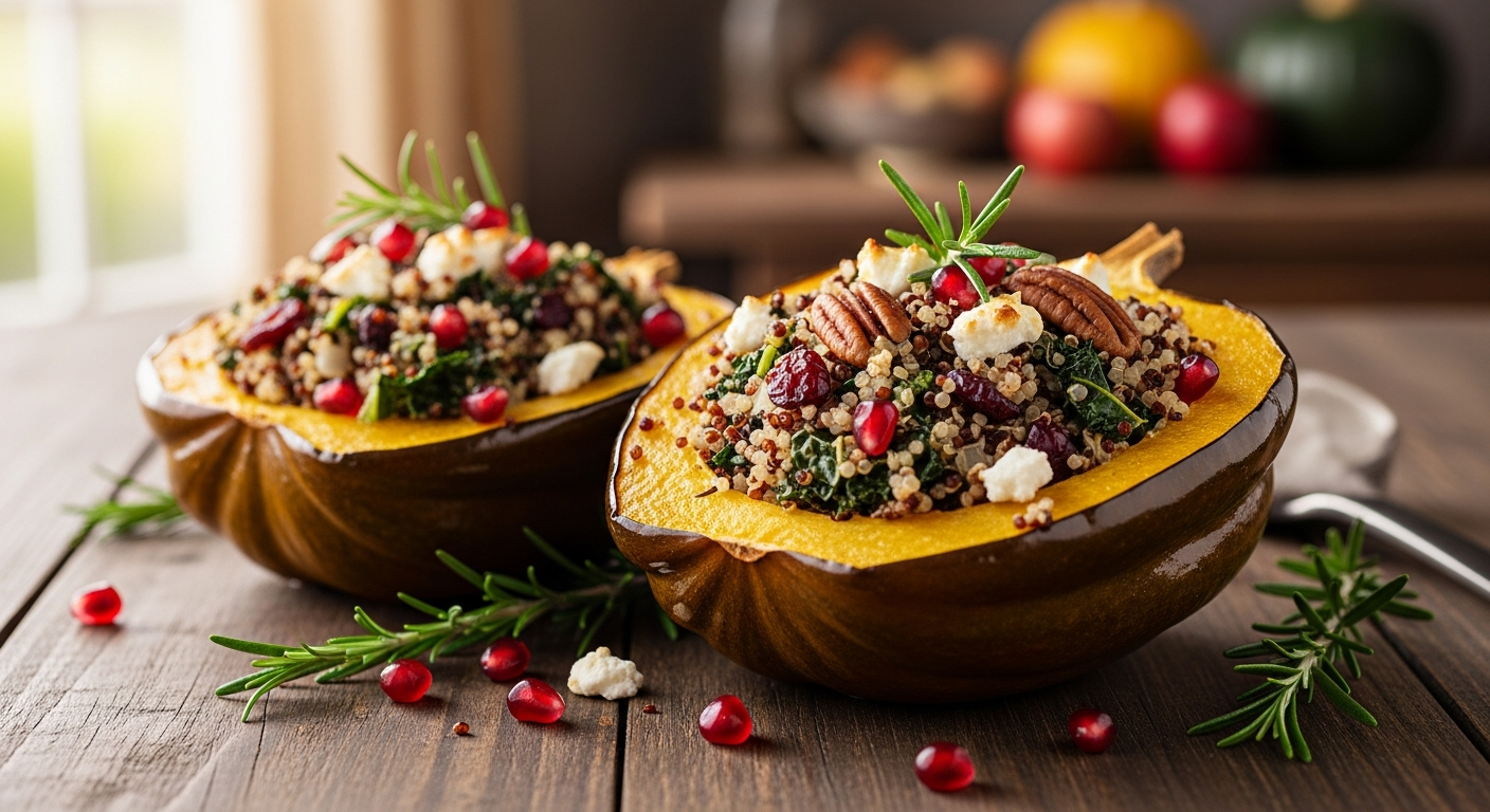 Hearty & Healthy: Irresistible Stuffed Acorn Squash Recipe