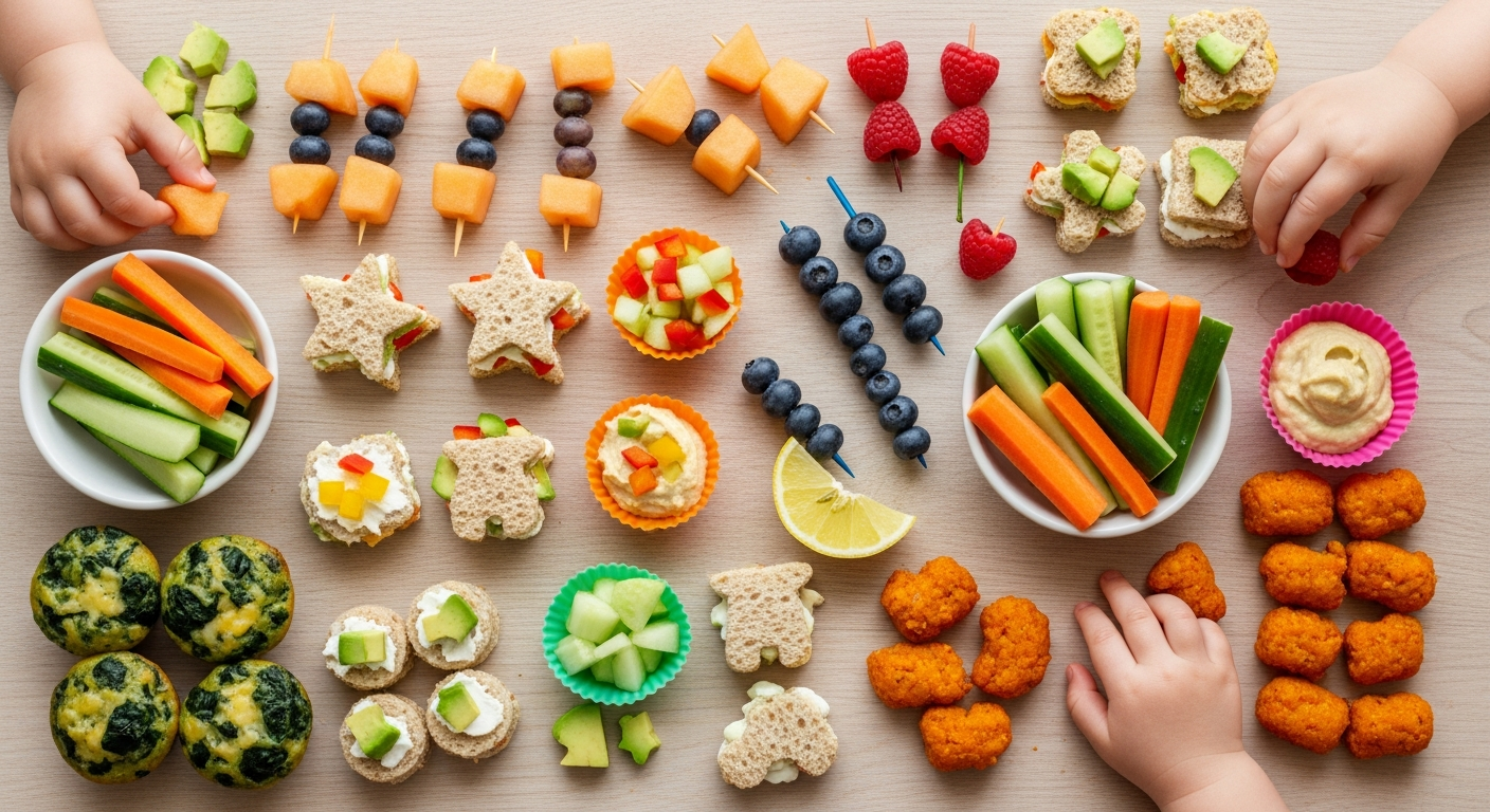 Tiny Tastes: Creative, Healthy Finger Foods for Toddlers
