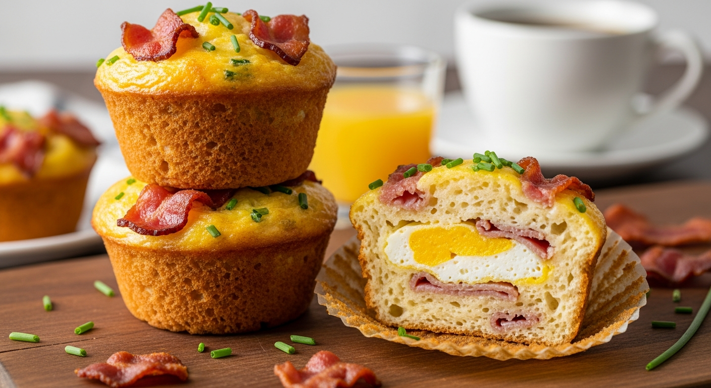 Turkey Bacon & Egg Muffins: A Protein-Packed Morning Boost