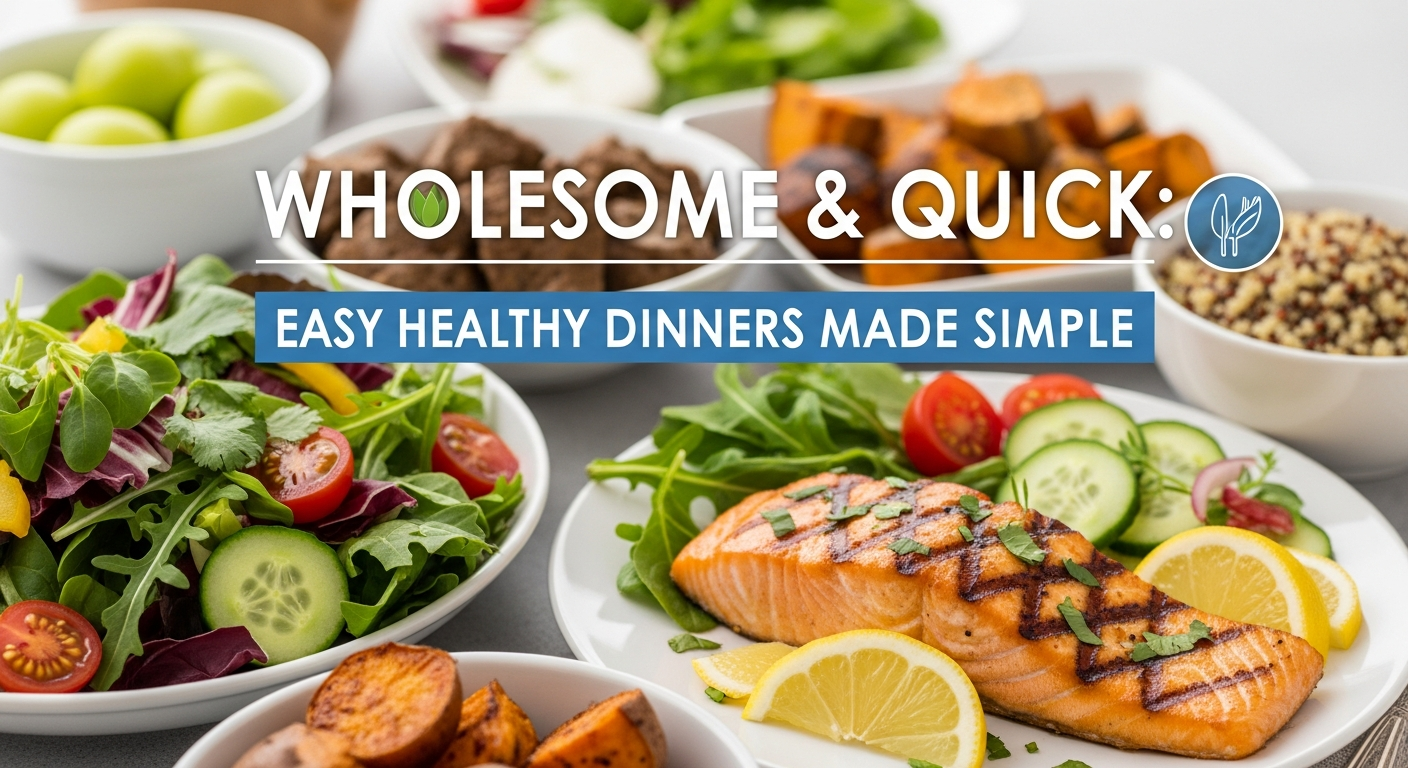 Wholesome & Quick: Easy Healthy Dinners Made Simple