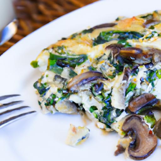 Keto ​Frittata ‌Delight: ‍Spinach & Mushroom Power Breakfast