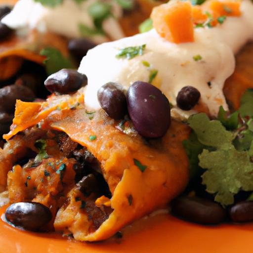 hearty Sweet Potato Black Bean Enchiladas: A Flavorful Twist