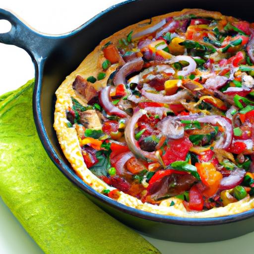 Colorful Keto Breakfast Skillet: Veggie-packed Morning Fuel
