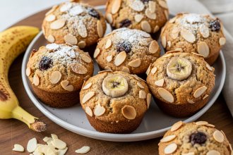 Nutty Delight: Almond Meal Banana Bread Muffins Recipe