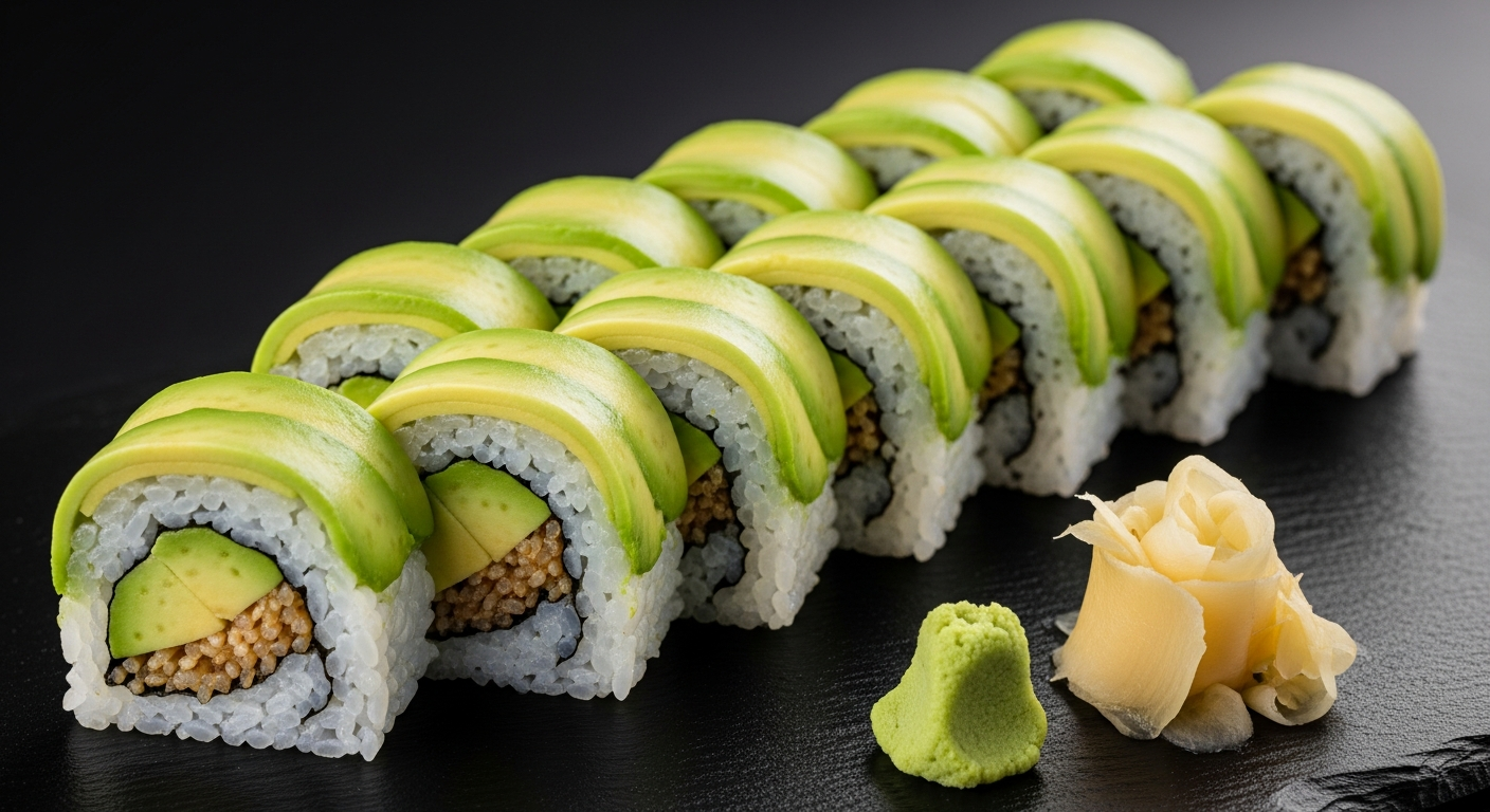 Avocado Roll Unwrapped: Fresh Flavor Meets Sushi Artistry
