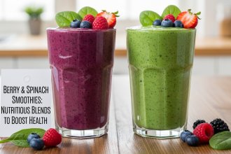 Berry & Spinach Smoothies: Nutritious Blends to Boost Health