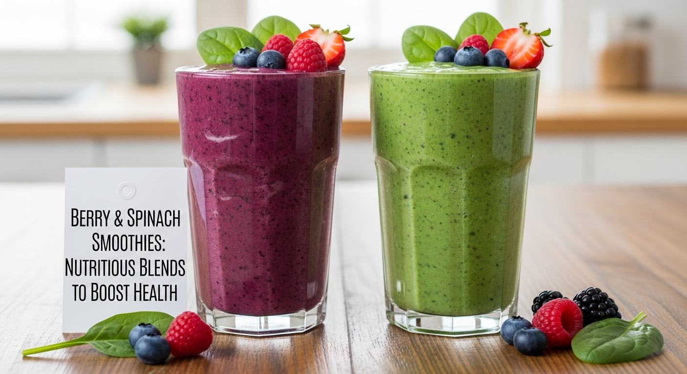 Berry & Spinach Smoothies: Nutritious Blends to Boost Health