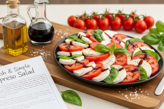 Fresh & Simple Caprese Salad Recipe to Brighten Your Plate