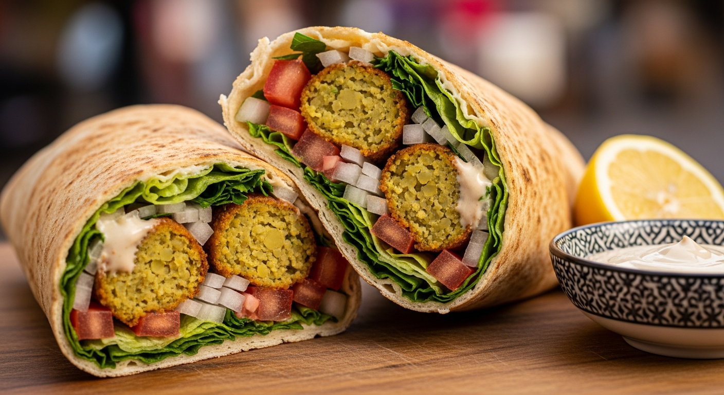 Falafel Wrap Wonders: A Flavorful Middle Eastern Delight