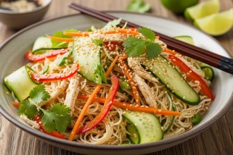 Chill & Thrill: Refreshing Cold Noodle Salad for Lunch