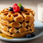 Crispy Coconut Flour Keto Waffles: Low-Carb Breakfast Bliss