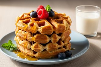 Crispy Coconut Flour Keto Waffles: Low-Carb Breakfast Bliss