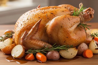 Perfectly Simple: A Foolproof Plain Roasted Chicken Recipe