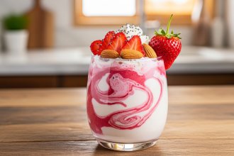 Strawberry Almond Smoothie