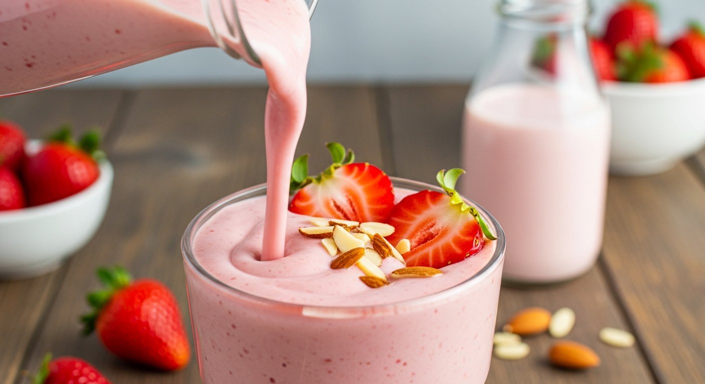 Strawberry Almond Smoothie
