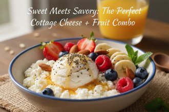 Sweet Meets Savory: The Perfect Cottage Cheese + Fruit Combo