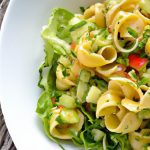 Refreshing Italian Pasta Salad with Crisp Lettuce Twist