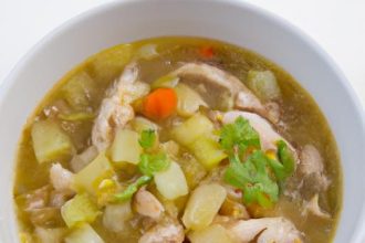 Hearty Chicken Vegetable Soup: Nutritious Comfort in a Bowl