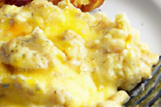 Cheesy Scrambled Eggs: A Creamy Twist on a Classic Breakfast