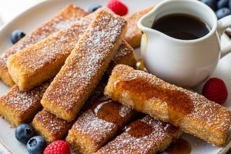 Crispy Keto French Toast Sticks: Low-Carb Breakfast Bliss