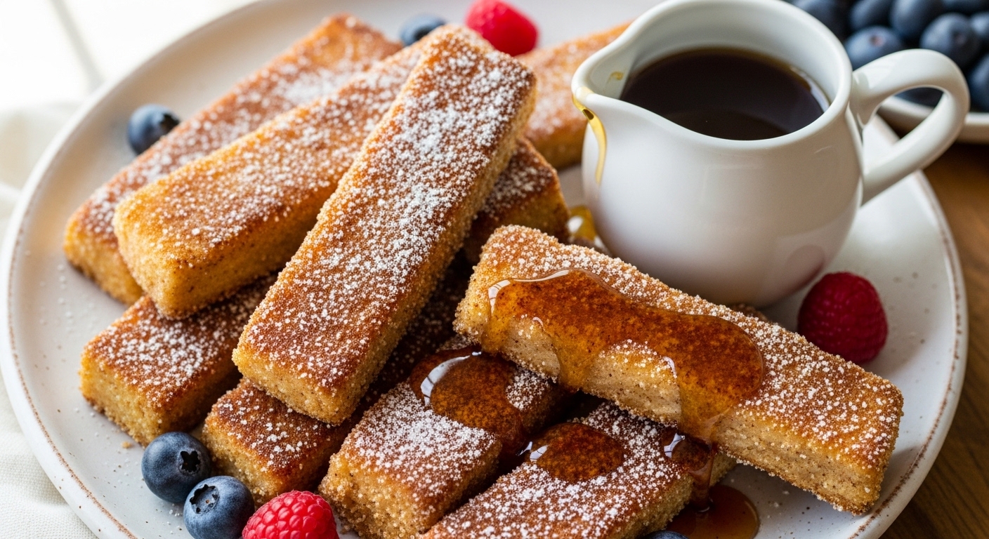 Crispy Keto French Toast Sticks: Low-Carb Breakfast Bliss