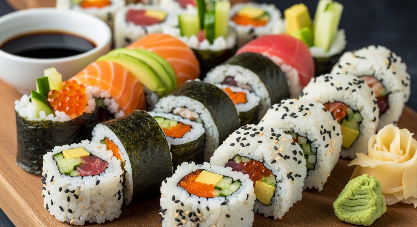 Creamy Keto Sushi Rolls: Low-Carb Delight with Cream Cheese